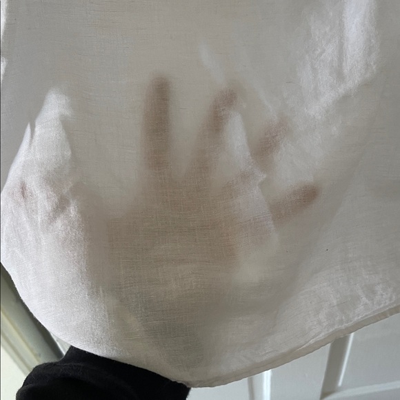 J. Crew White Ruffle Trim Blouse - Picture 5 of 5